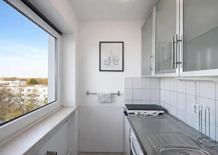 Stilvolles Fuer Bis Zu 4 Gaeste - Kueche & Balkon 아파트 뮌헨